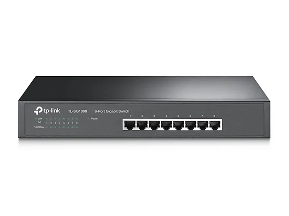 سوتش تي بي لينك TL-SG1008D، جيجابت 8 منافذ، 10/100/1000Mbps