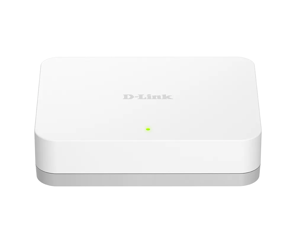 سوتش دي لينك D-link DES-1005A، مكتبى 5 منافذ، بلاستيك