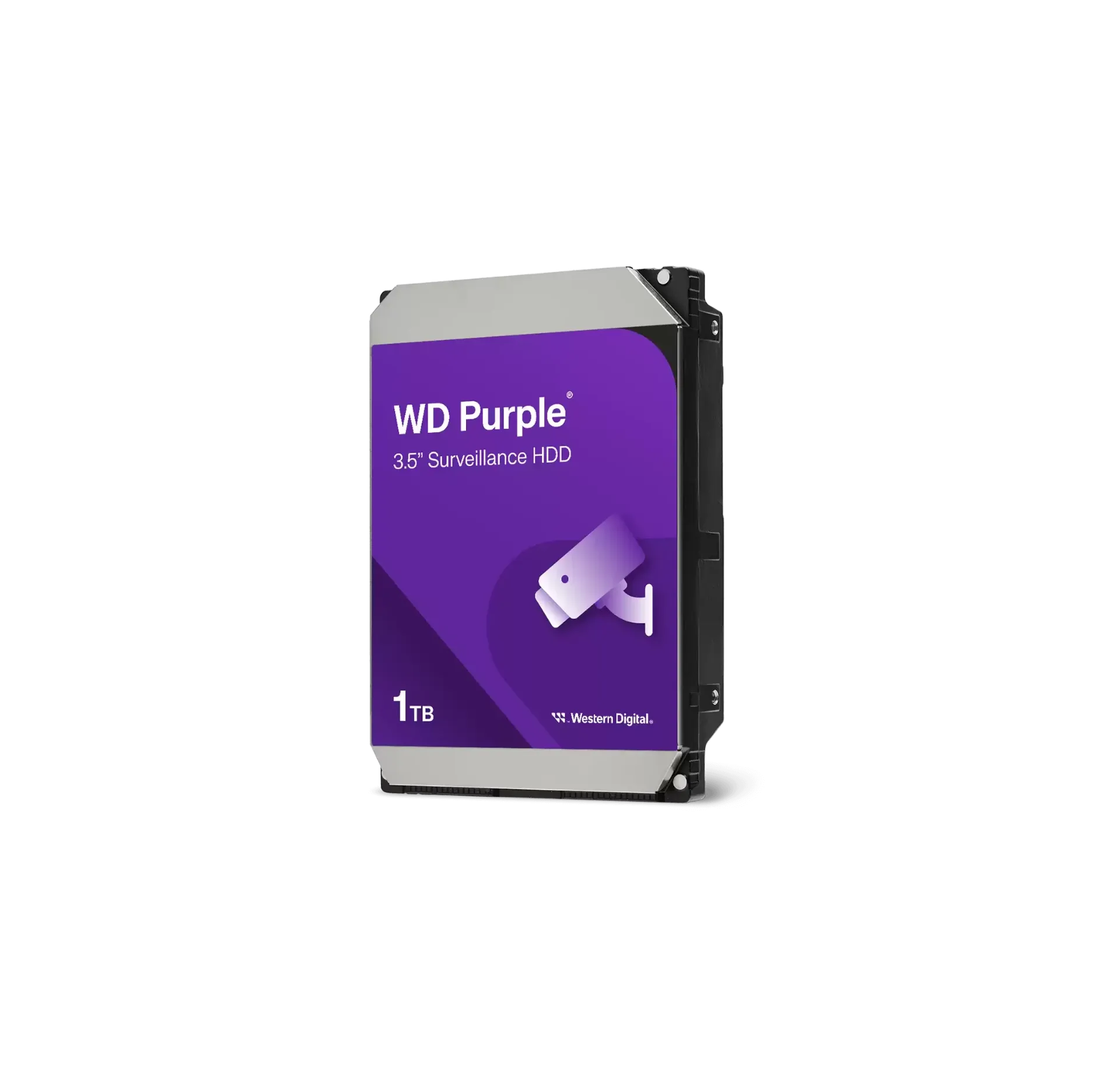 هارد ديسك WD Purple WD10PURZ سعة 1TB، مخصص للمراقبة، SATA 6 Gb/s