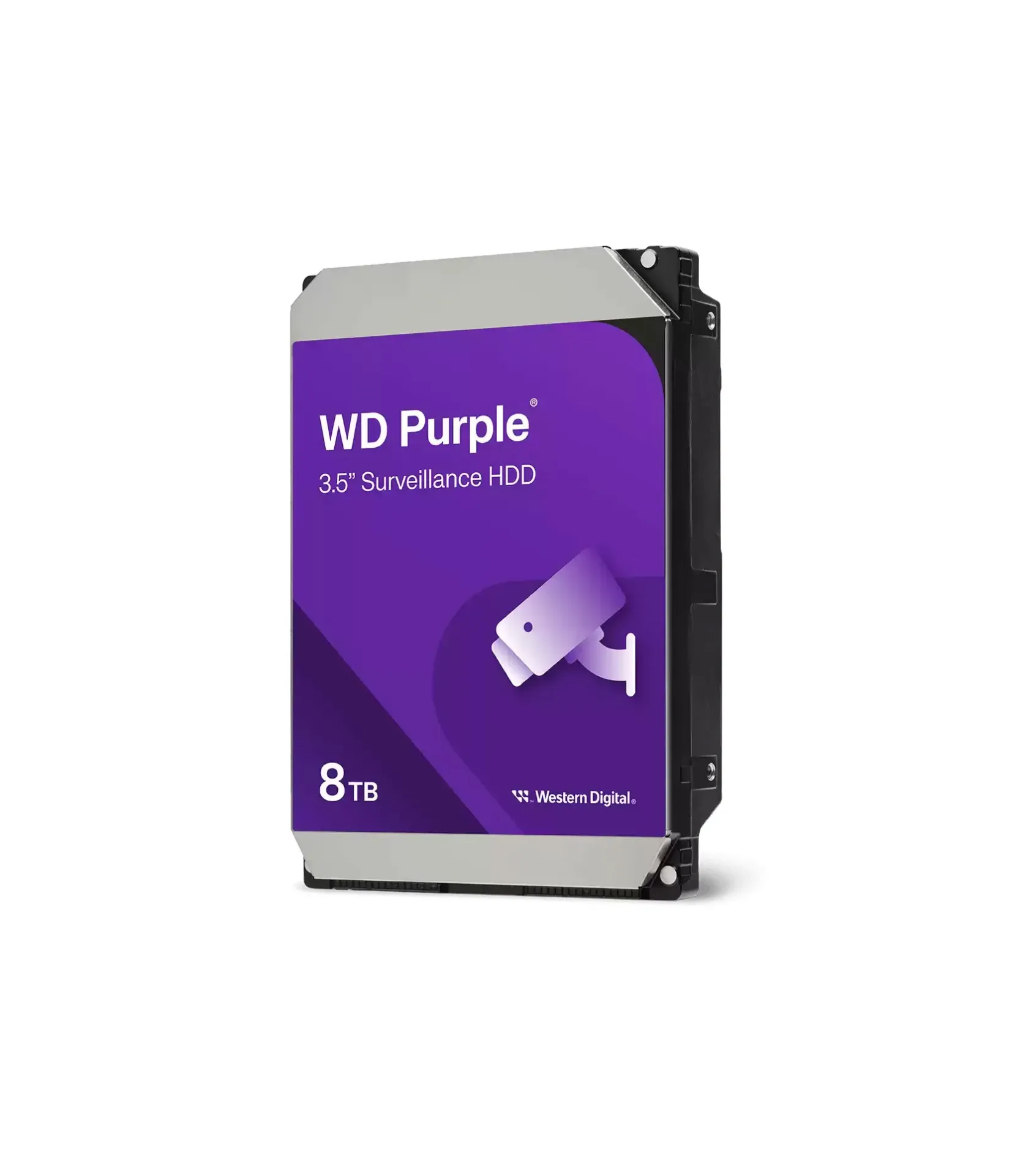 هارد ديسك WD Purple WD84PURZ سعة 8TB، مخصص للمراقبة، أداء احترافي
