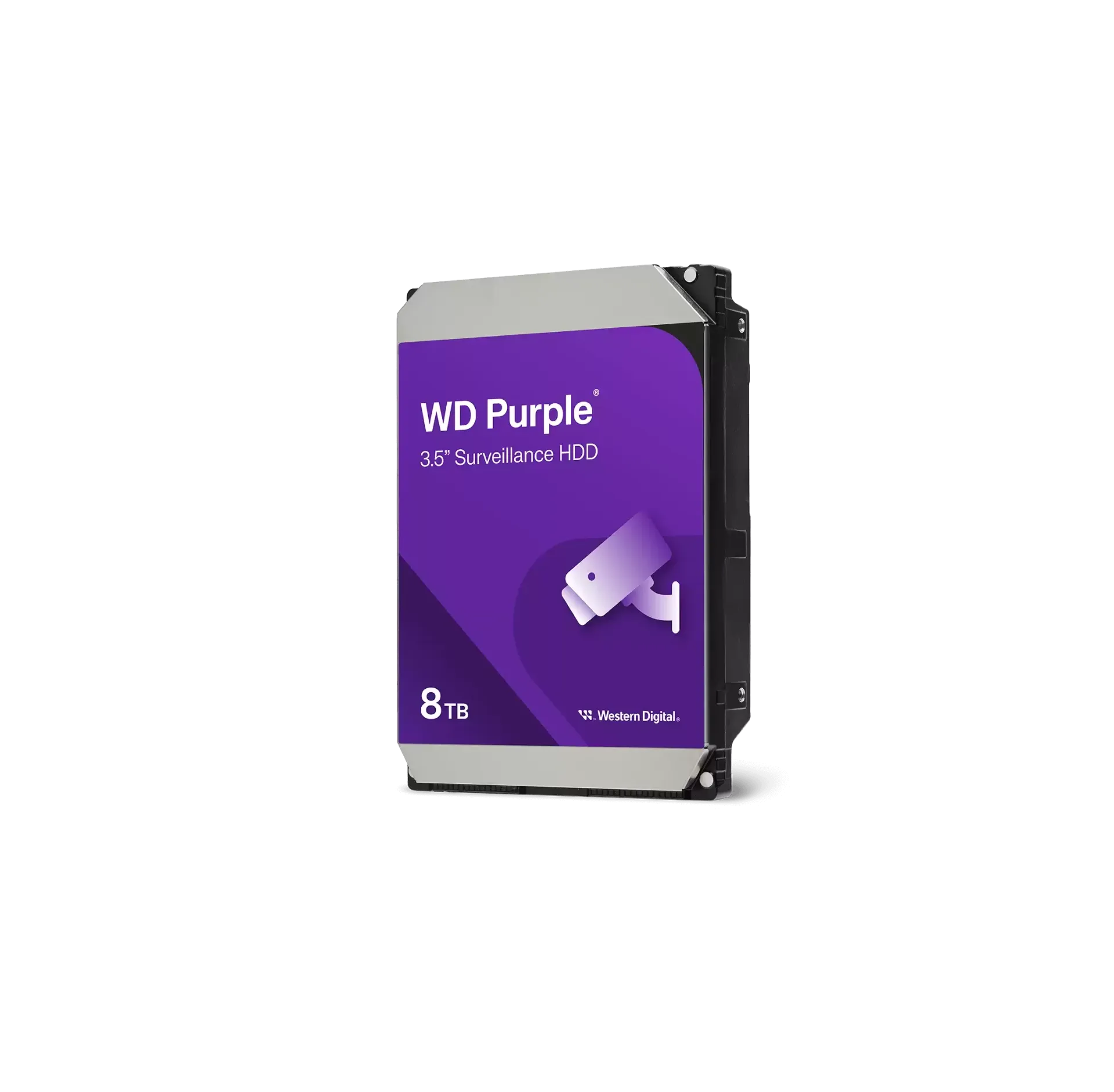 هارد ديسك WD Purple WD84PURZ سعة 8TB، مخصص للمراقبة، أداء احترافي