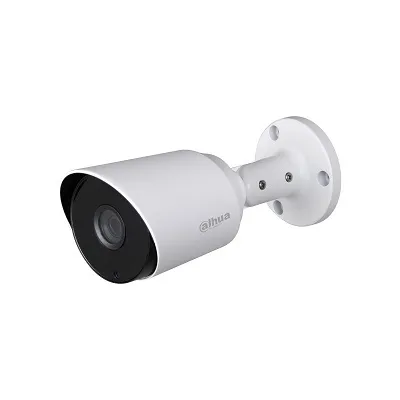 كاميرا خارجي دهوا Dahua HAC-HFW1200T دقة 2MP، عدسة 3.6mm، رؤية ليلية 30m، جسم معدني بالكامل