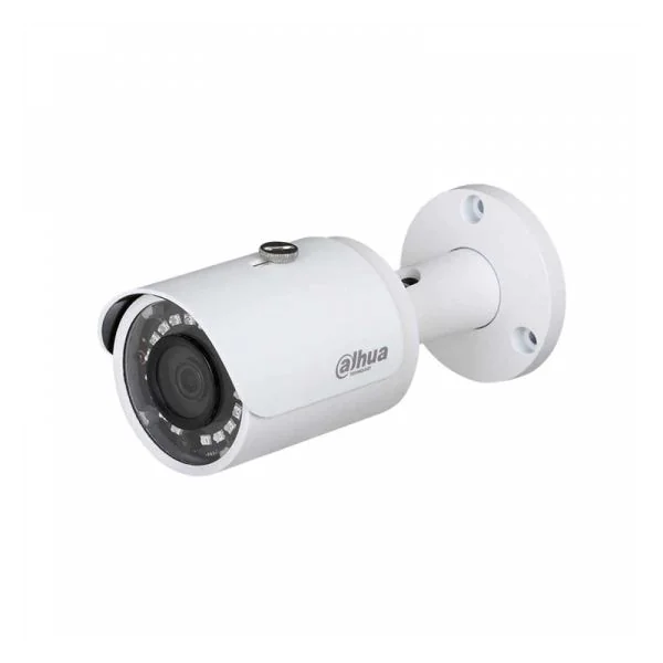 كاميرا شبكة خارجي دهوا Dahua IPC-HFW1431S دقة 4MP، عدسة 3.6mm، رؤية ليلية 30m، دعم POE، تقنية WDR