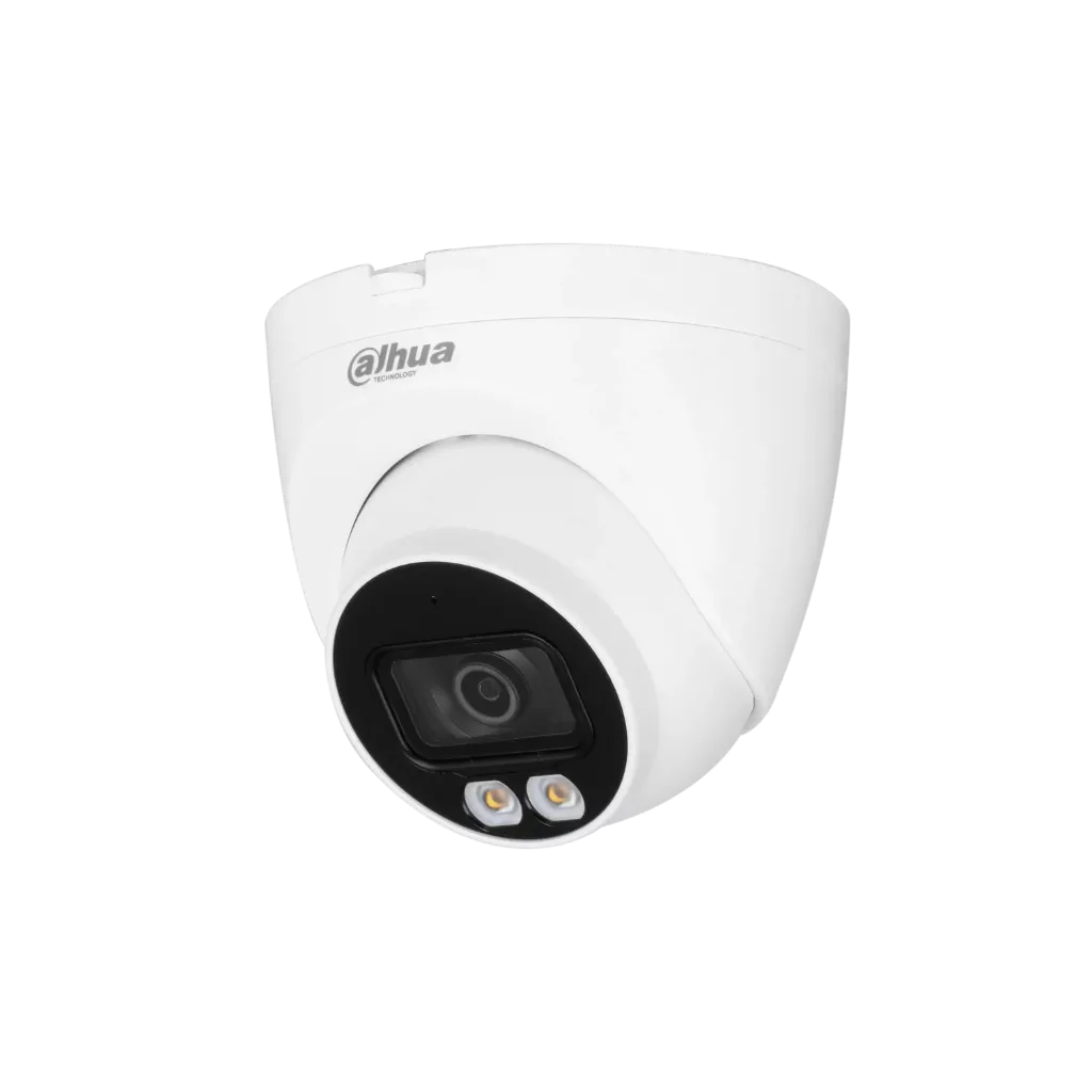 كاميرا شبكة داخلي دهوا Dahua IPC-HDW2439T-AS-LED دقة 4MP، تصوير ملون 24 ساعة، ميكروفون مدمج، POE